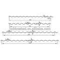 Aluminium-Dachblech-Walzmaschine, Metall-Wellblech-Blech-Umformmaschine